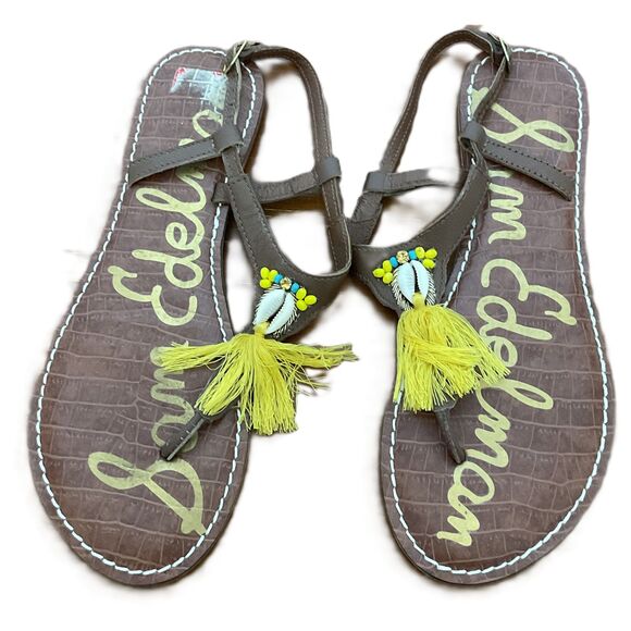 Sam Edelman Kara Beaded Slingback Sandals - Picture 1 of 5